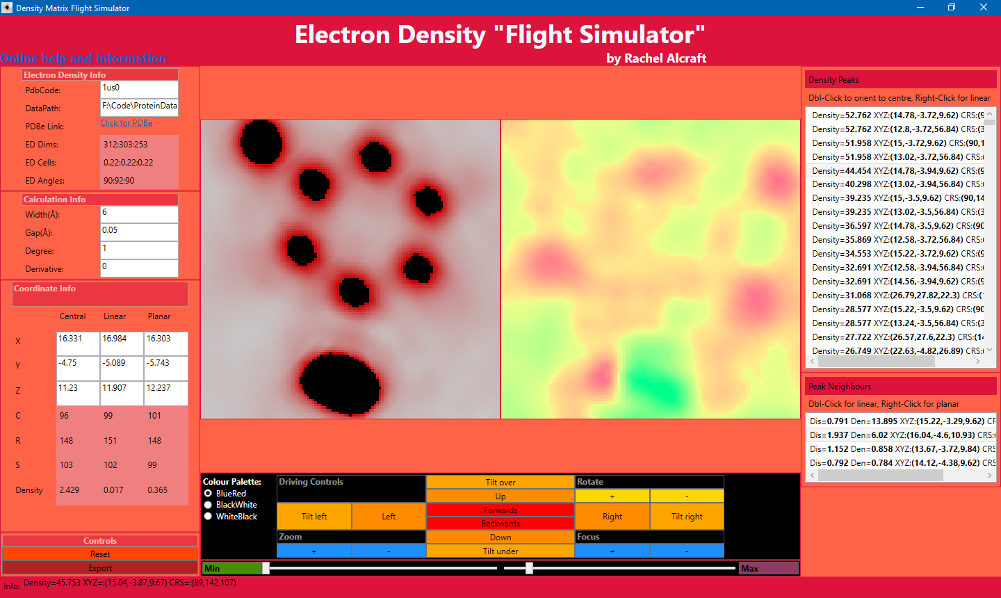 Density Flight Screen