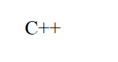 C++